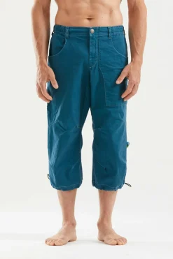E9 Bermudas|Fuoco Flax 3/4 Deep-Bue